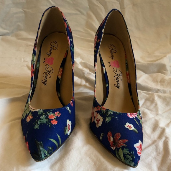 PENNY LOVES KENNY Floral Pumps (US 8M [fits like 8.5?]) - Picture 2 of 14